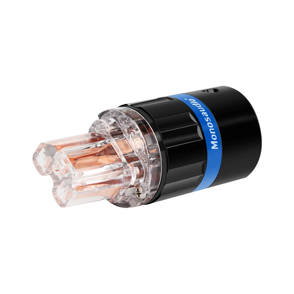 Monosaudio E105/F105 99.998% النحاس النقي شوكو موصل الطاقة Germnay الأوروبي موصل الطاقة الصوت Schuko التوصيل النحاس النقي