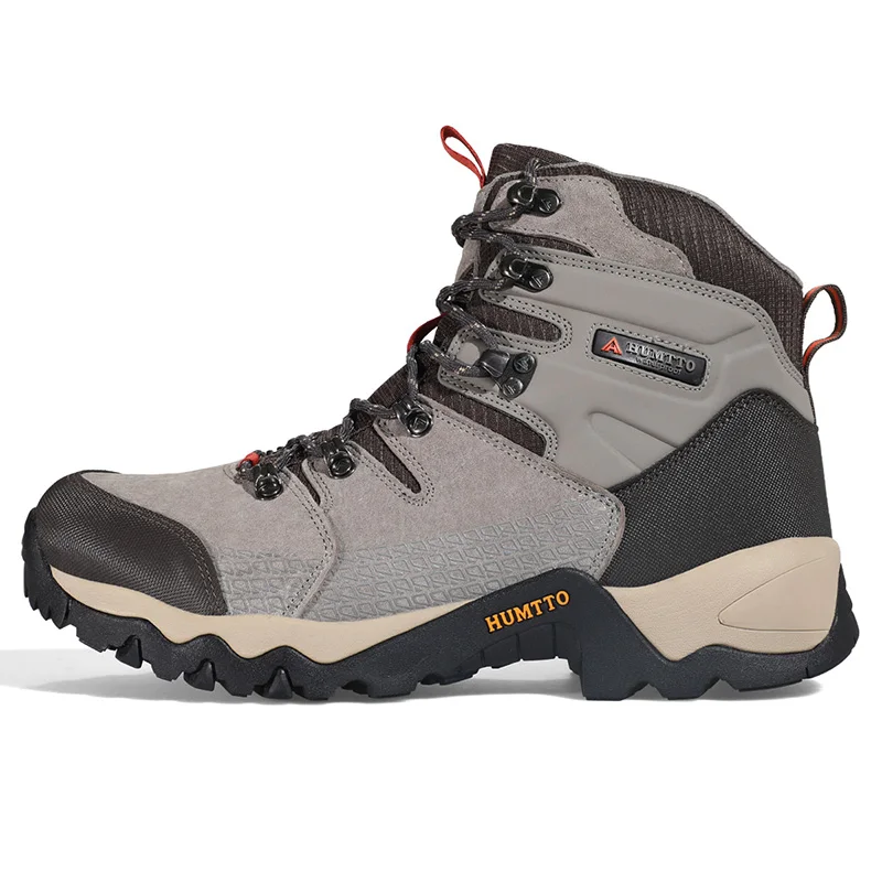 Humtto Waterdichte Outdoor Sport Wandelschoenen Voor Mannen Lederen Antislip Klimmen Sneakers Mountain Tactische Heren Trekking Laarzen