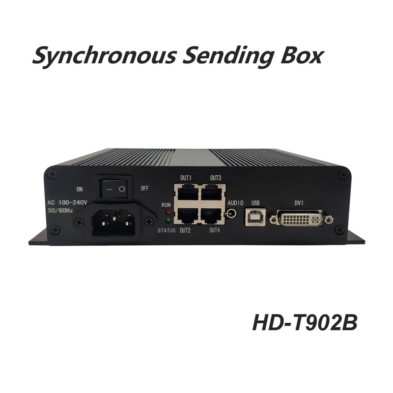 HUIDU controll box T902B huidu led full color synchronous sending box supports multi card splicing with large screen