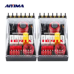 AIYIMA 2Pcs 200W Audio Car Speaker 2 Ways Crossover Treble Bass Independent Speakers Filter High Low Frequency Divider