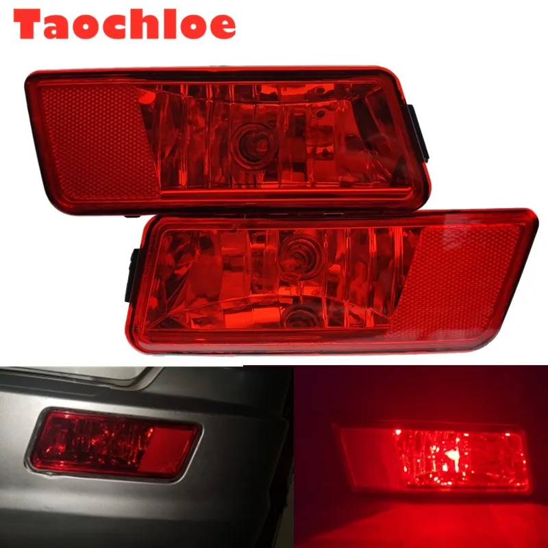 Car Rear Bumper Reflector Light Brake Lamp For Dodge Journey 2009-2011 Rear Bumper Fog Lights Stop Warning With Bulbs