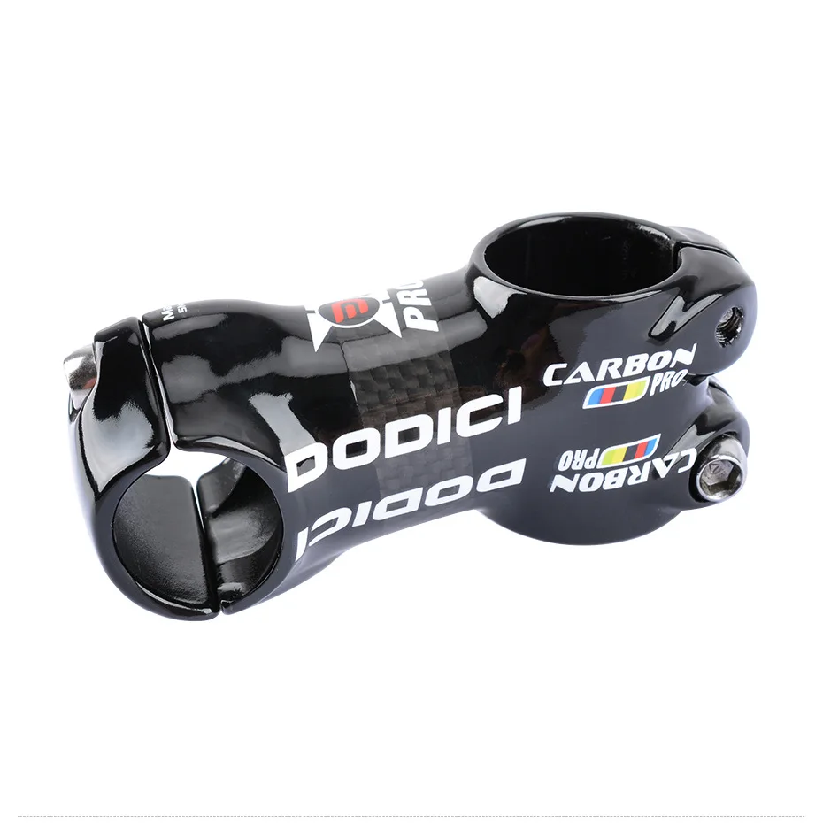 DODICI 25.4*28.6mm Kid\'s Balance Bicycle Aluminum Alloy Half-clad carbon fiber Stem 50/60/70/80mm MTB Road Bike UltraLight Stem