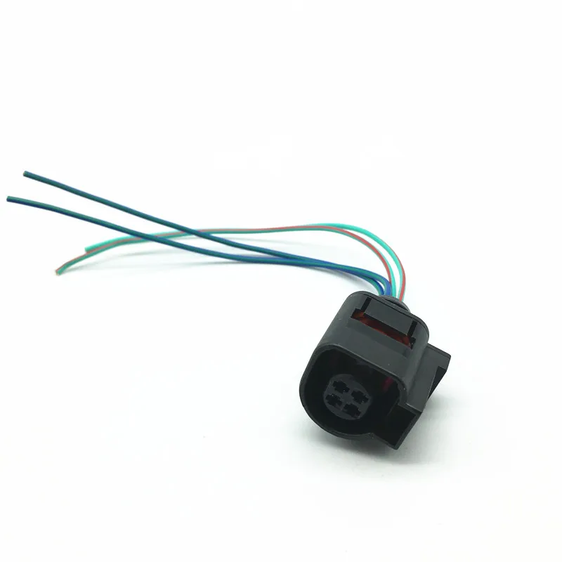 4B0973712 Coolant Temperature Sensor 4Pin Flat Contact Housing Plug Connector wiring harness For vw Golf Passat Q5 A3 A4 S4 A6