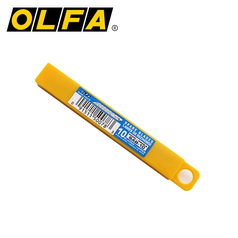 OLFA SAB-10 30-degree angle cutting insert 9MM small blade    10PCS/Lot