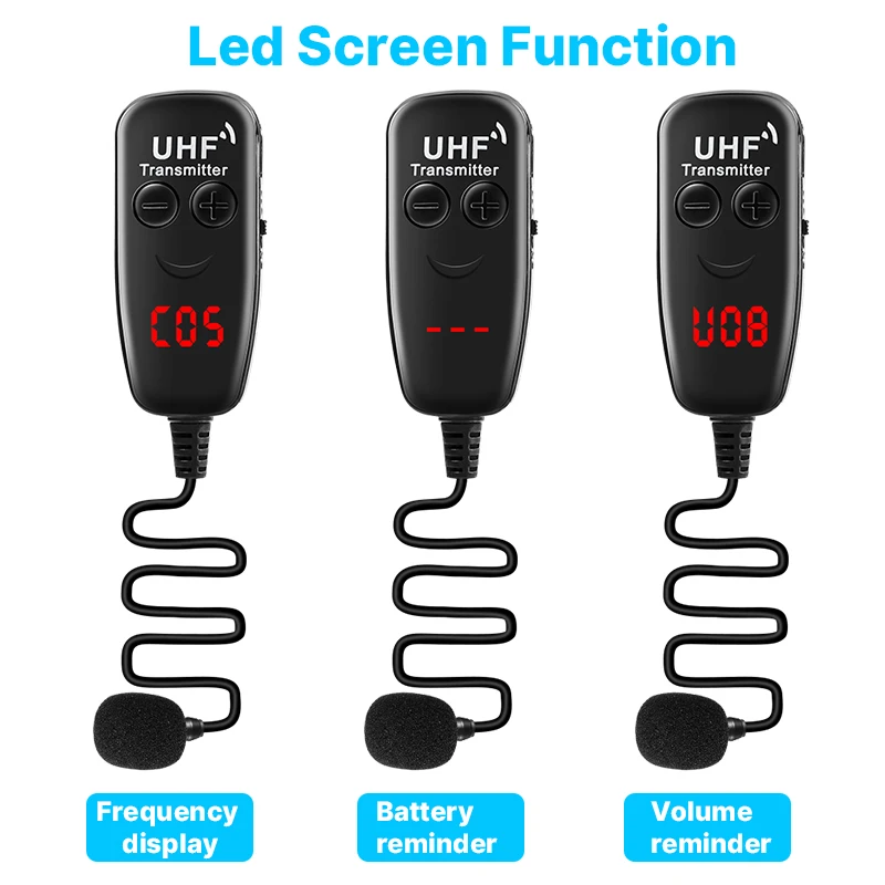 Uhf Draadloze Microfoon Lavalier Revers Microfoon Interview Microfoon Voor Iphone Android Telefoon Ipad Dslr Pc Laptop Youtube Live