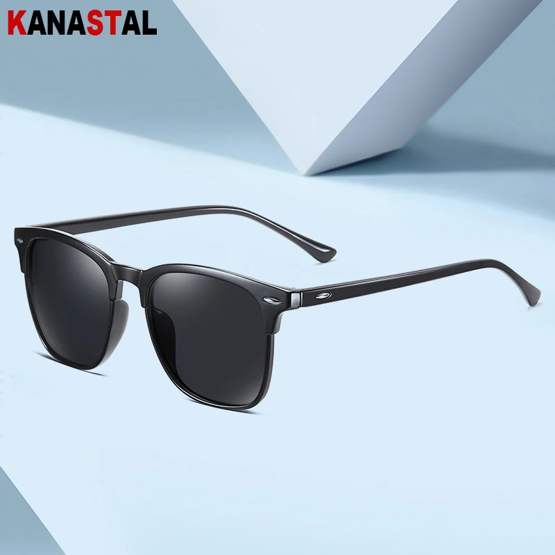 Men Polarized Sunglasses Mirror Eyeglasses Women Square Sport Sunglasses Male UV400 Driving Fishing Camping Sun Glasses Eyewear