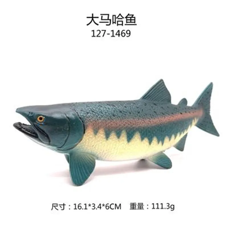 Figurines d'animaux marins pour enfants, modèles de jouets de stade de loups, poissons labouches, amphibiens, cadeaux de simulation
