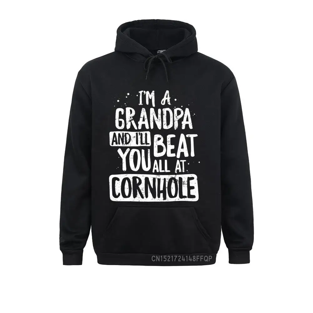 Grandpa Beat You All - Cornhole Tournament Hooded Tops Premium Latest Moto Biker Sweatshirts Women's Hoodies Group