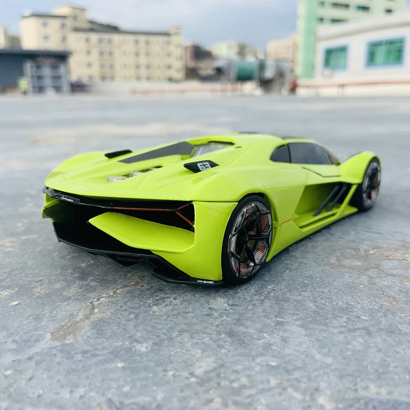 Bburago 1:24 Lamborghini Third Age Concept Terzo Millennio Car gift simulation alloy car collection toy Green