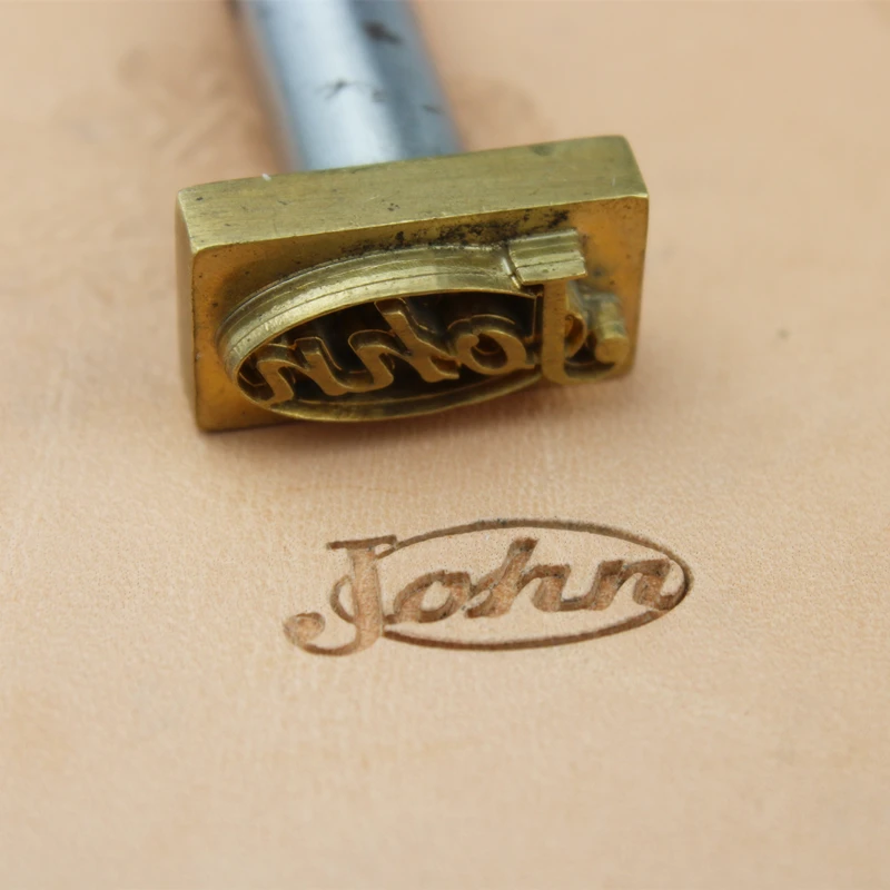 Customized LOGO Leather stamp Copper Brass Bread Cake Die Heating Emboss Mold Letter Metal Stamp Brand iron skin