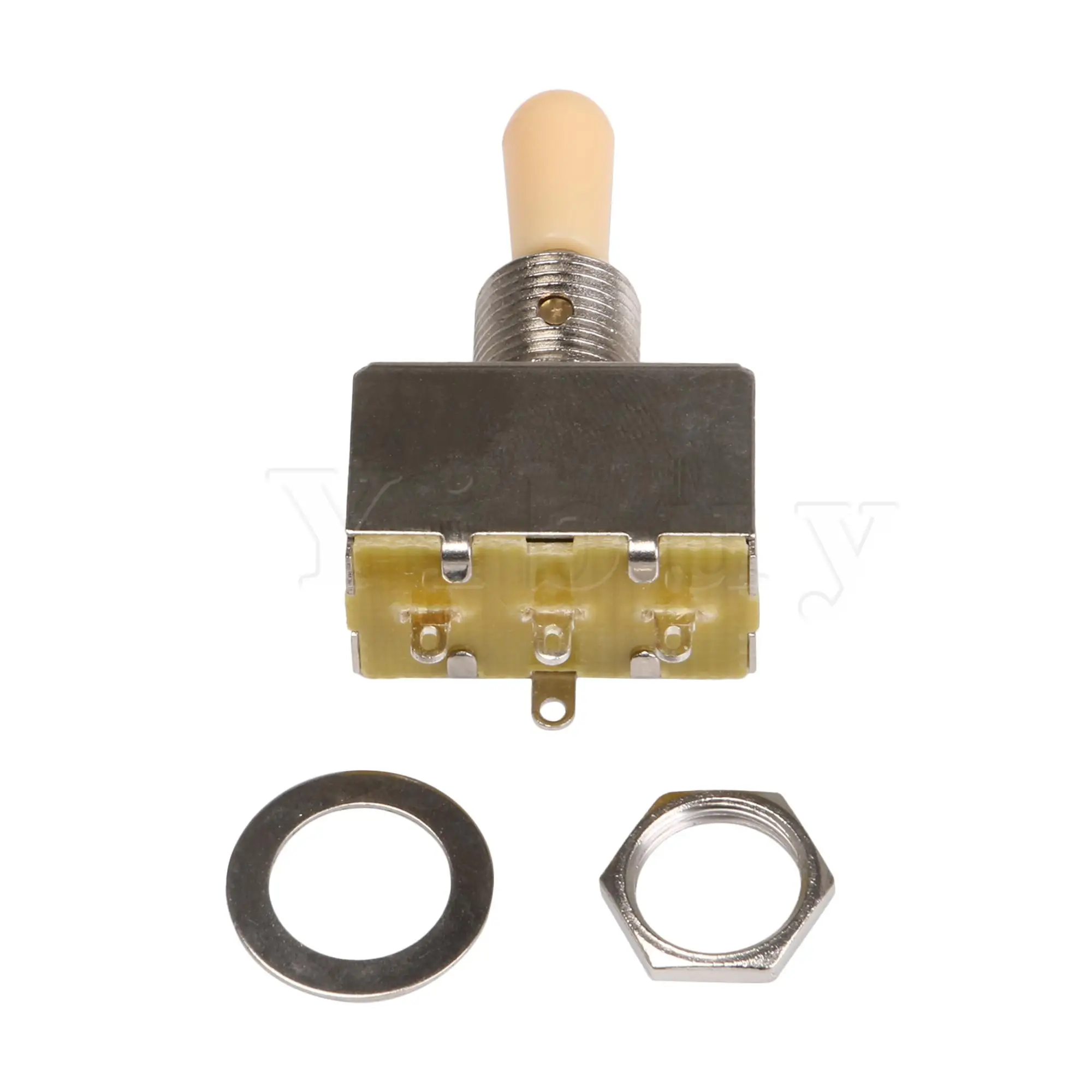 

Chrome 3 Way Pickup Selector Toggle Switch Replacement Guitar Accessories