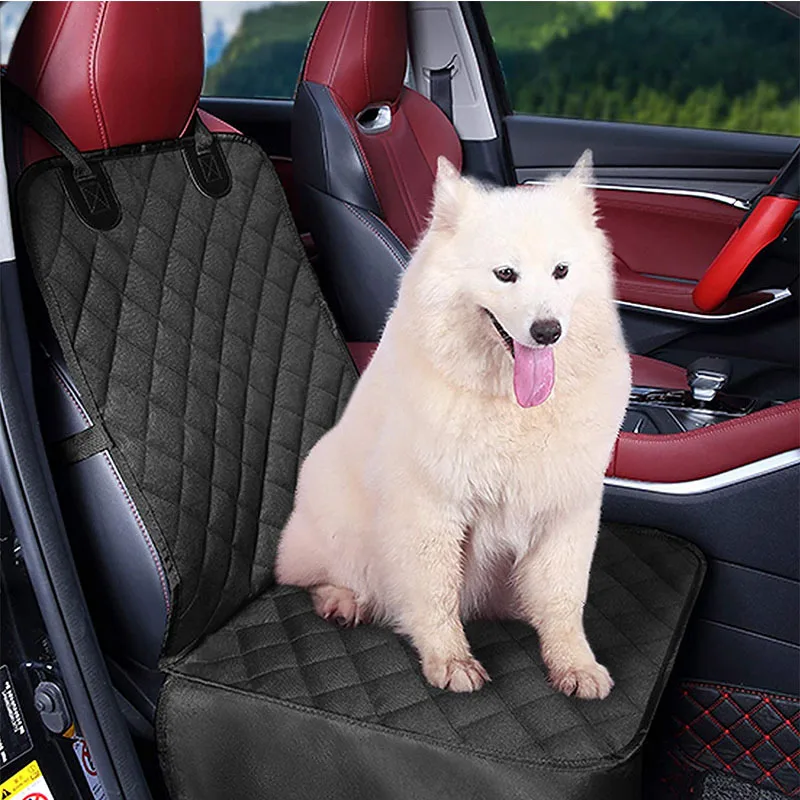 Pet Dog Car Carrier Seat Bag Waterproof Basket Folding Hammock Pet Carriers Protector with Safety Belt Transportin Perro