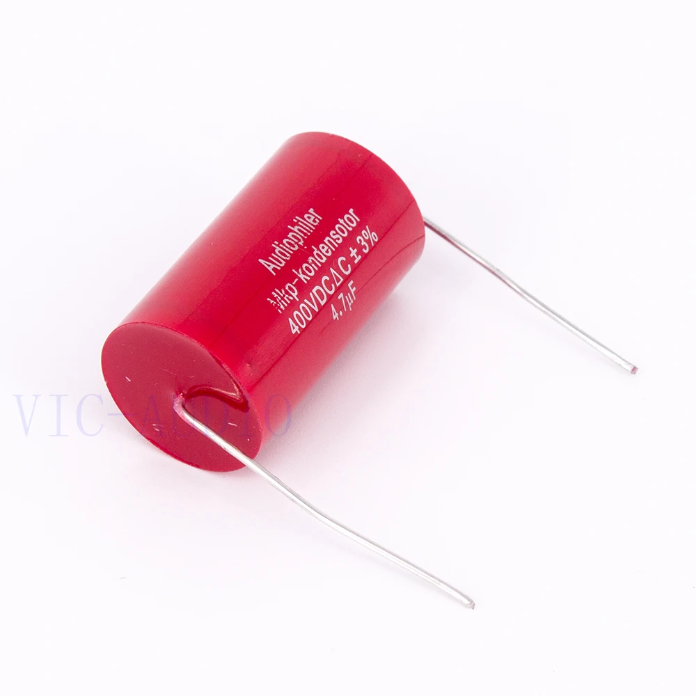 Конденсатор Audiophiler Mkp конденсатор с алюминиевой крышкой, 4,7 мкФ 400V DC 3% HI-FI Лихорадка безэлектродный конденсатор аудио конденсатор с алюминиевой крышкой, муфта деления частоты 4,7 мкФ