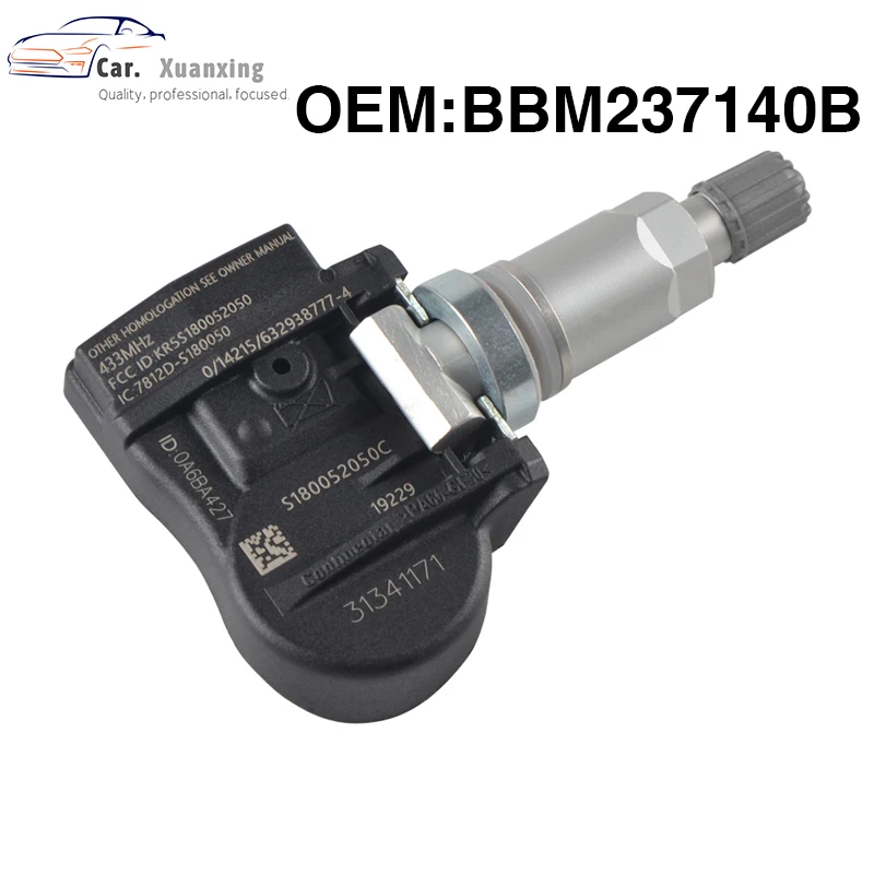 

OEM BBM237140B Tire Pressure Sensor Monitoring System TPMS 433MHz For Mazda RX8 MX-5 Speed3 CX3 CX7 CX9 MX5 BHA437140