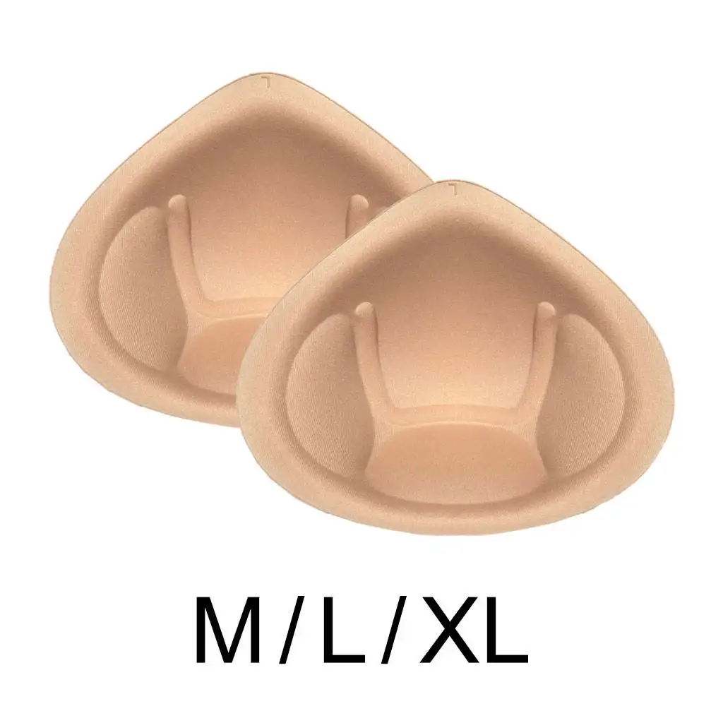 Bra Insert Pad Breathable Sponge Bra Inserts Cup Push Up Sports Bra Pad Breast Enlargement Enhancer Shaper for Women Girls