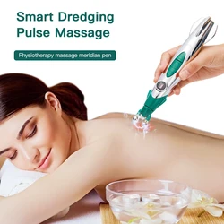 Electric Acupuncture Point Massage Pen Pain Relief Laser Therapy Electronic Meridian Energy Pen Body Head Back Neck Leg Massager