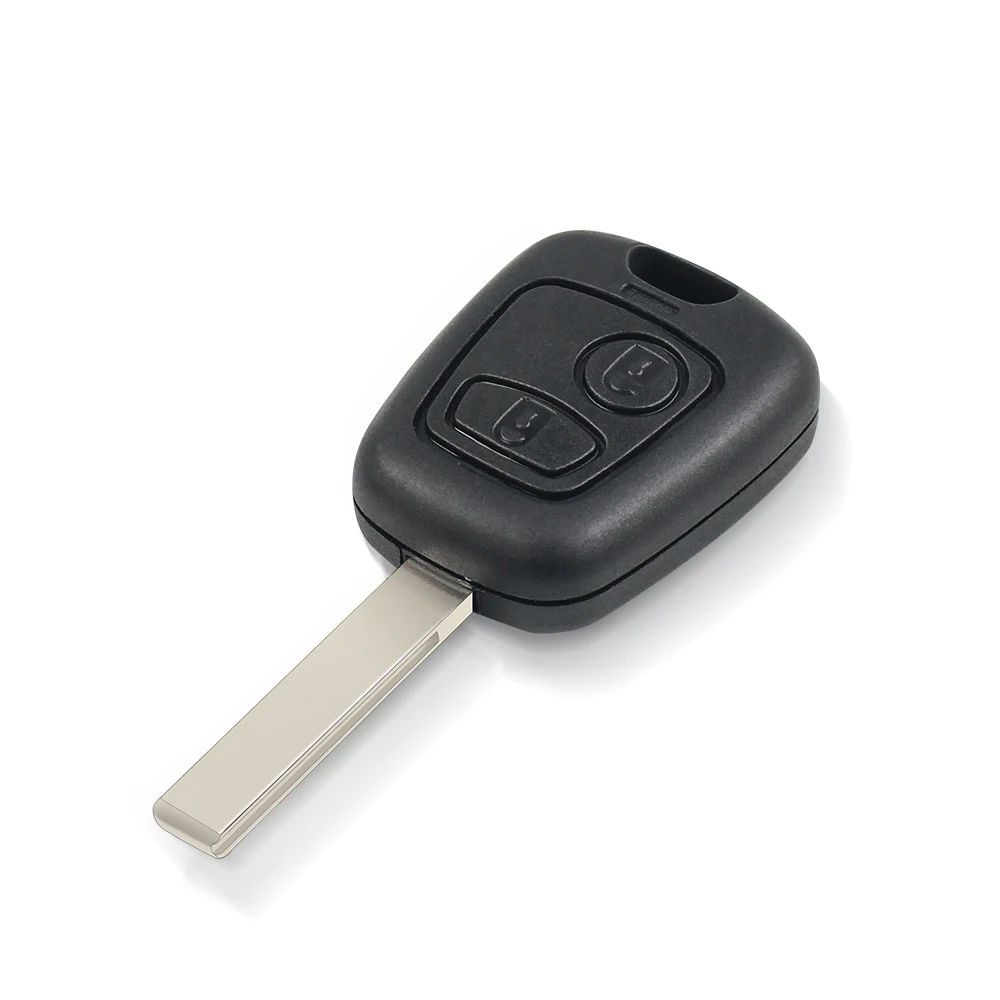 KEYYOU Car remote control Key 2 Buttons 433Mhz For PEUGEOT 207 307 Car Keyless Fob PCF7961 Chip HU83 Blade