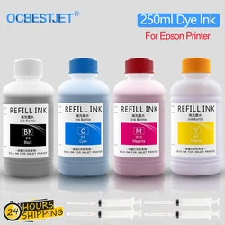 Kit de recarga de tinta de tinte de 250ML para impresora de inyección de tinta Epson WF-2630 WF-2631 WF-2650WF-2750 WF-2751 WF-2760 WF-2761 WF-2830 WF-2860