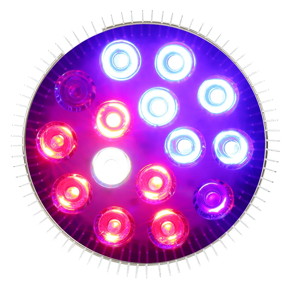 Imagem -03 - Full Spectrum Phyto Lâmpada Lâmpadas Led para Plantas Crescer a Luz Lâmpadas Led para Jardim Flores Crescimento de Sementes E27 6w 15w 21w 27w 36w 45w 54w