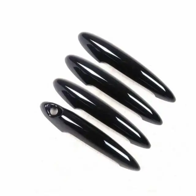 4 Pcs/Set Gloss Door Handle Covers Trim PC Black Plastic Fits For MINI R60 COUNTRYMAN Cooper S 11-16 Modles Door Handle Cover