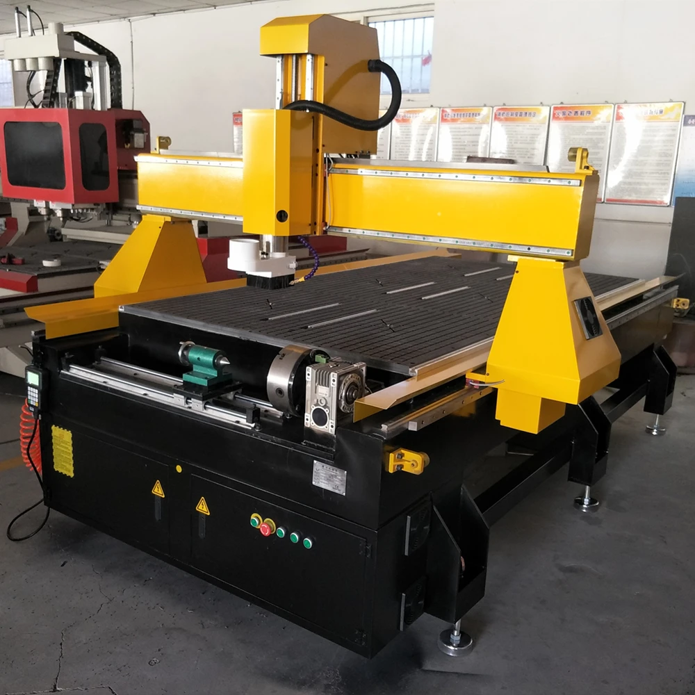 Manufacturer 3D Woodworking CNC Router With Complete Full Kit/4x8 Feet CNC Wood Engraving Machine/4 Axis CNC Milling Machine