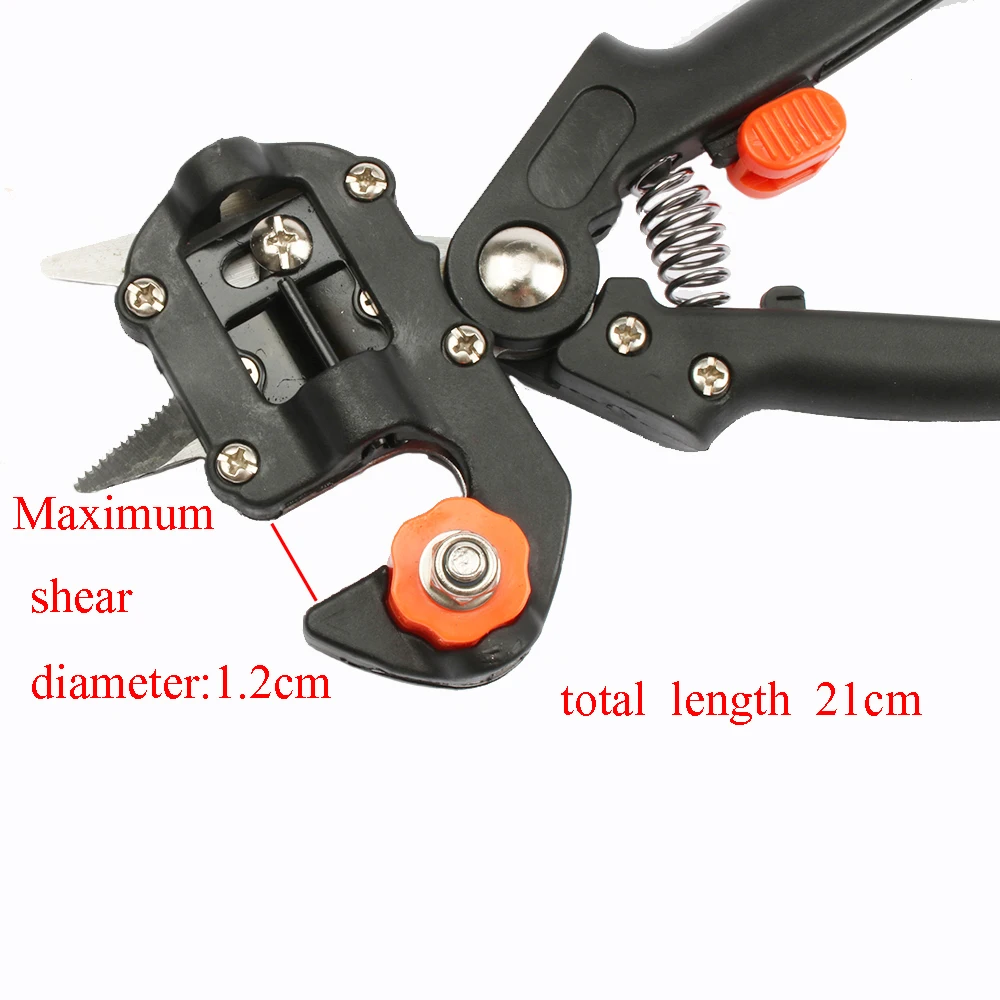 LUBAN-machine à greffer des ciseaux, outils de jardinage avec 2 lames, sécateurs d'arbres, tailleuse de coupe jt001