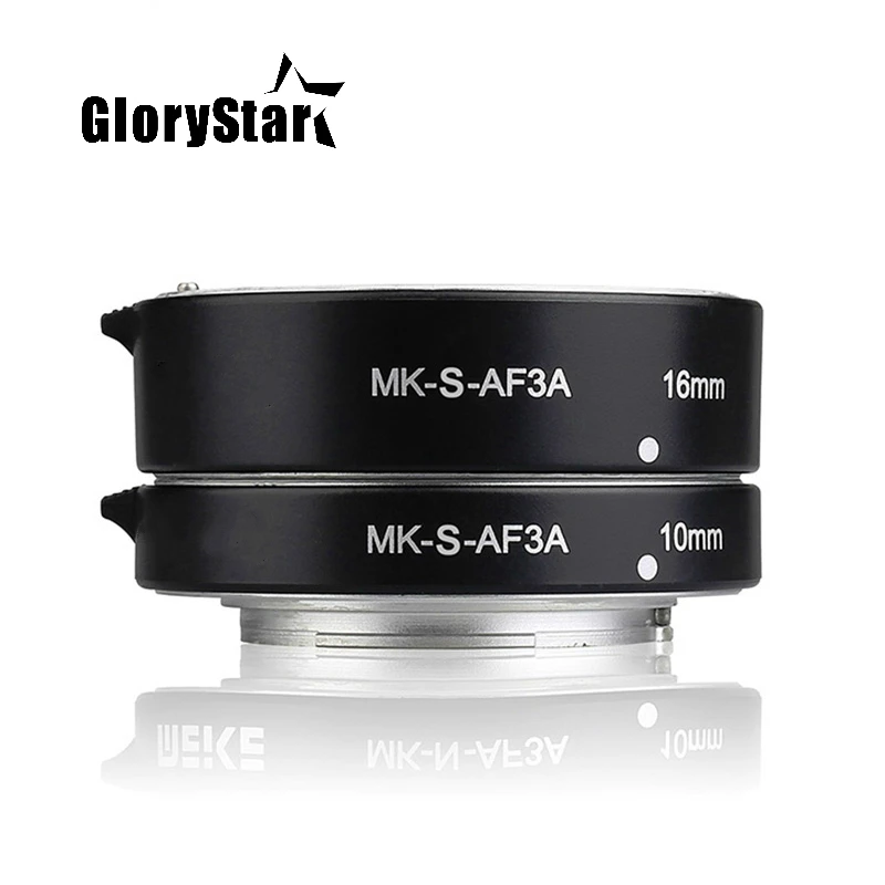 MK-S-AF3A Metal Auto Focus Macro Extension Tube 10mm 16mm for Sony Mirrorless a6300 a6000 a7 a7SII NEX E-Mount Camera mk s af3 a