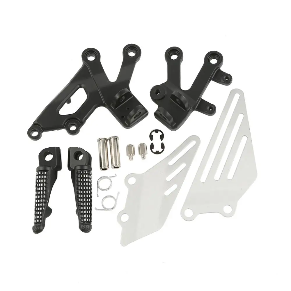 Motorcycle Front Foot Pegs Footrests Bracket For Kawasaki Ninja ZX12R 2002-2005 2003 04