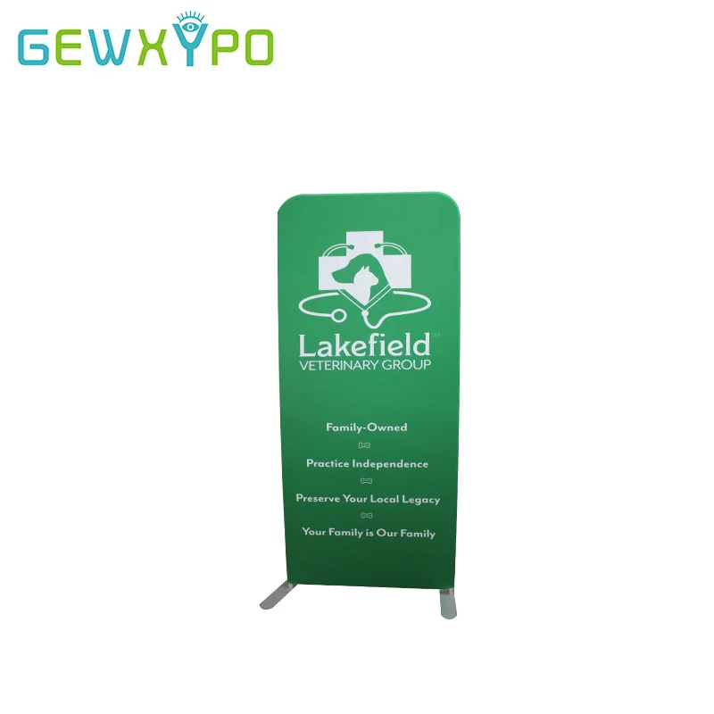 80cm Width Portable Straight Full Color Printed Graphics With Aluminum Banner Stand,Tension Fabric Display Backwall(Optional)