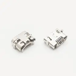 100pcs Micro USB 5pin DIP2 mini Connector Mobile Charging port For HUAWEI HONOR Play freely Huawei Y5 II CUN-L01 Moto G5S
