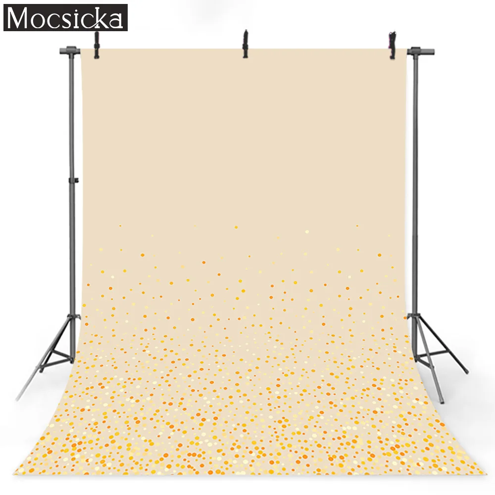 Solid Color Photography Backdrop for Photo Studio Kids Adult Newborn Portrait Background Colorful Dots Birthday Photocall Props