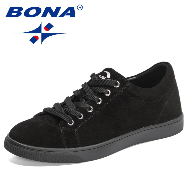 BONA 2022 New Designers Classics Casual Shoes Men Suede Breathable Outdoor Light Sneakers Man Skateborading Footwear Mansculino