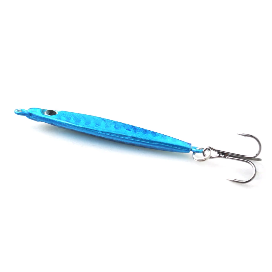 Señuelos de Jigging metálicos con cuchara lenta para lubina