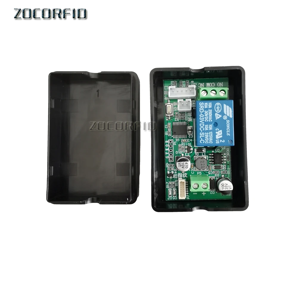 DC12V/24V Low Power Consumption Fingerprint Identification Relay Output For Access Control