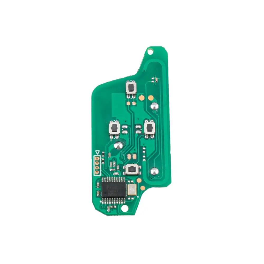 QWMEND ASK/FSK 4 Buttons Circuit Board for Citroen C8 for Peugeot 1007 807 2005-2015 433Mhz Smart Car Key Fob Control CE0523