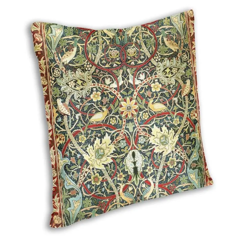 Luxury William Morris Bullerswood Antique Rug Print Throw Pillow Case Decoration Square Cushion Cover 45x45cm Pillowcover Sofa