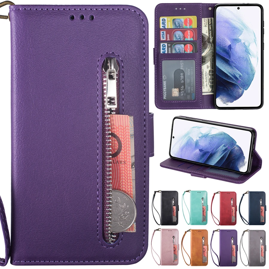 For Samsung Galaxy A03 A12 A13 A31 A32 A33 A50 A51 A52 A53 A70 A71 A72 S22/S21/S20 Plus/Ultra S21/S20 FE S10 Wallet Leather Case