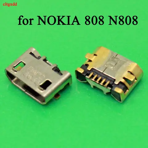 cltgxdd 1piece Micro usb charger replacement connector for NOKIA 808 N808 USB charging dock port connector