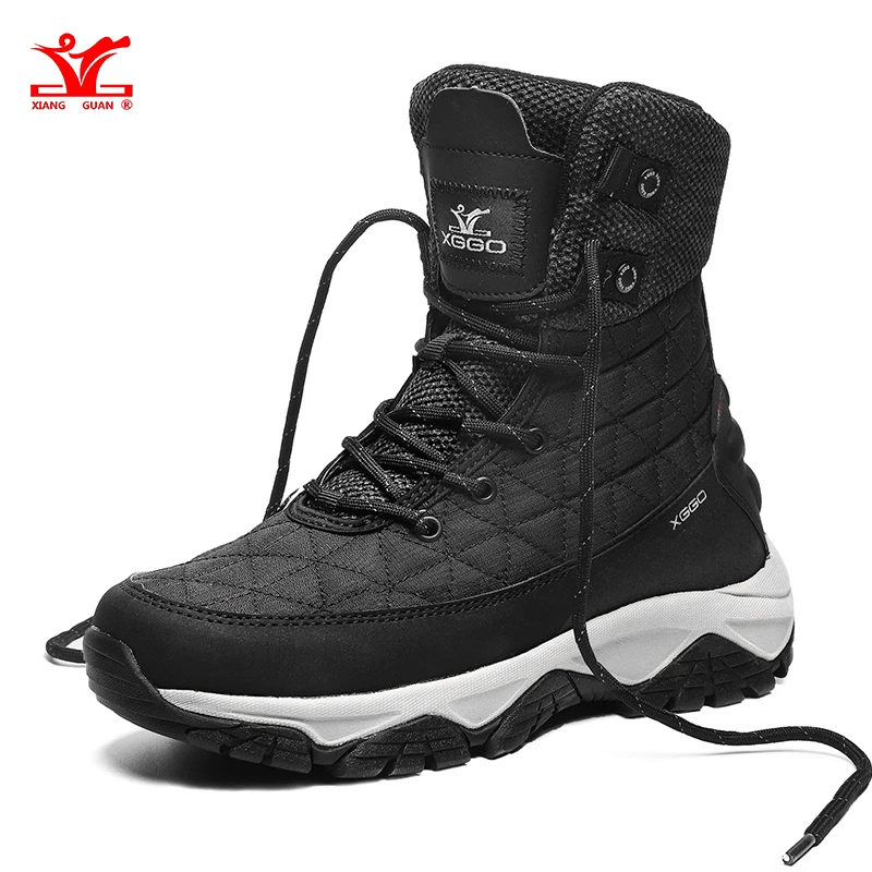 XIANG GUAN Hiking Shoes Women Waterproof Snow Climbing Mountain Tactical Boots Woman Outdoor Sports Camping Hunting Trekking Gym