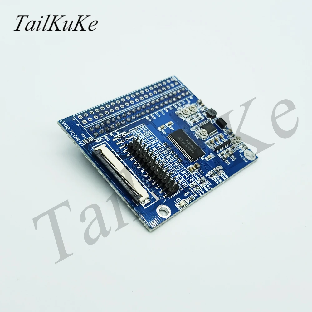 Placa adaptadora TTL a LVDS de 8 canales con voltaje ajustable de cuatro vías VGH.VGL.AVDD.VCOM