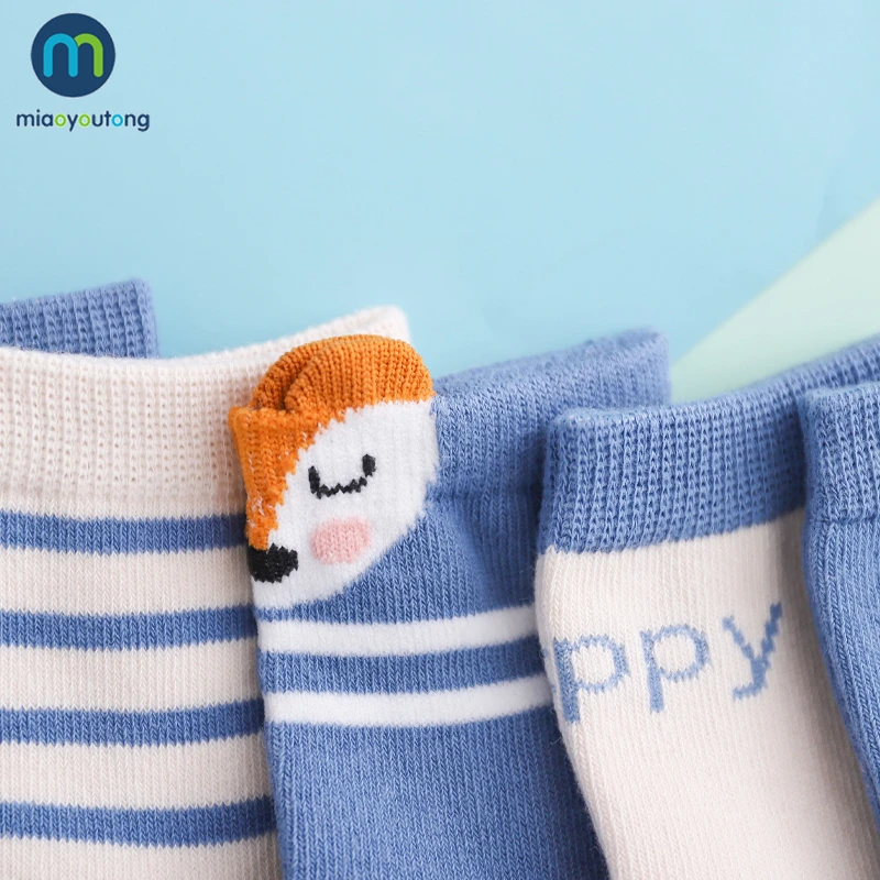 5 Pairs/Lot High Quality Cute Cartoon Thick Cotton Knit Baby Socks Children\'s Socks For Girls Kids Socks For Boys Miaoyoutong