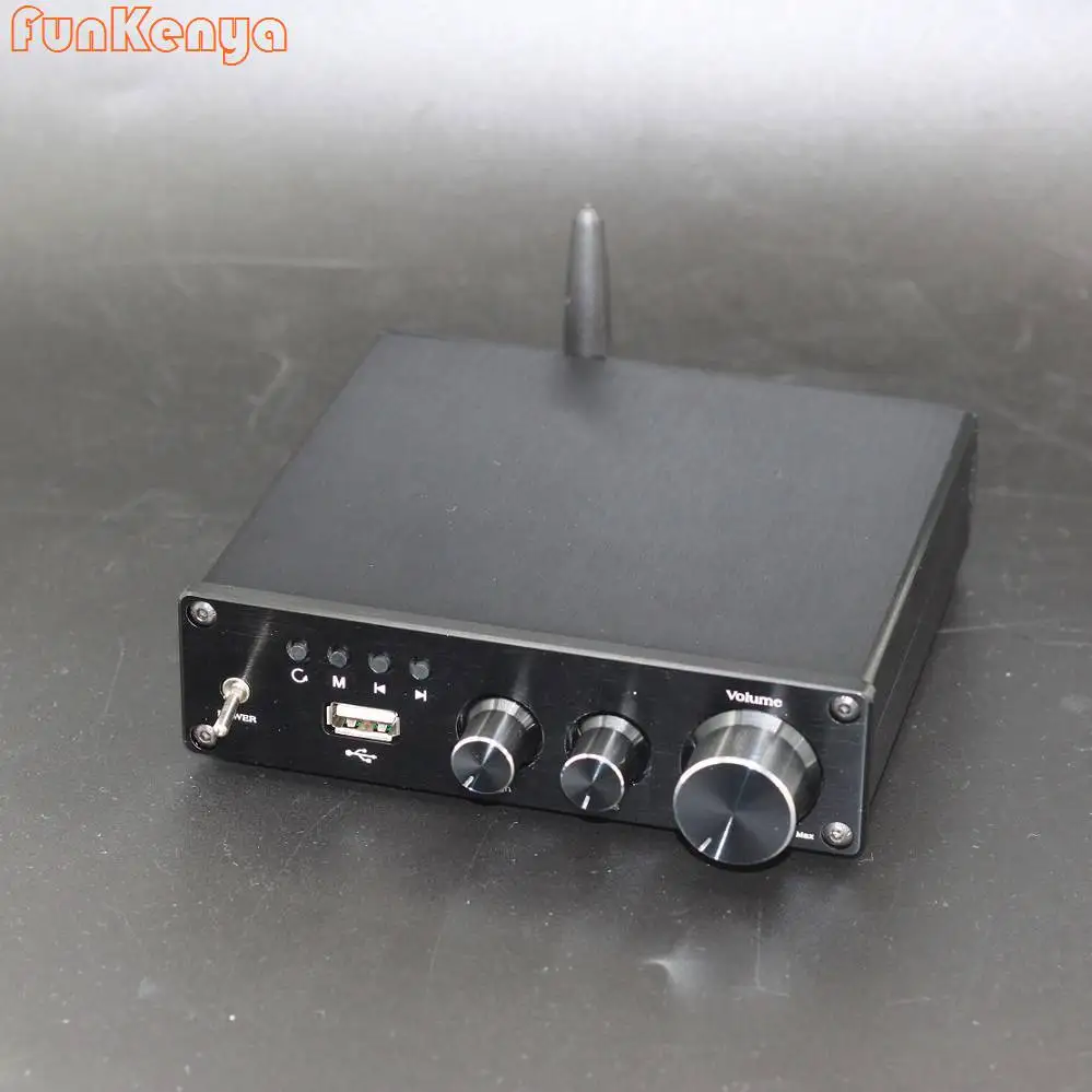 

Ultra Low Distortion 80W*2 Fever Digital Power Amplifier MA12070 Bluetooth 5.0 Stereo Amp USB SBC DC19V