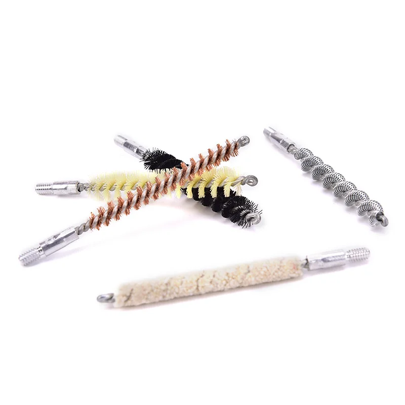 5pcs/lot .22cal/5.56mm .30cal/7.62mm Pistol Rifle Gun Clean Brush Kit Hunting supplies accessories Cleaning tool kit