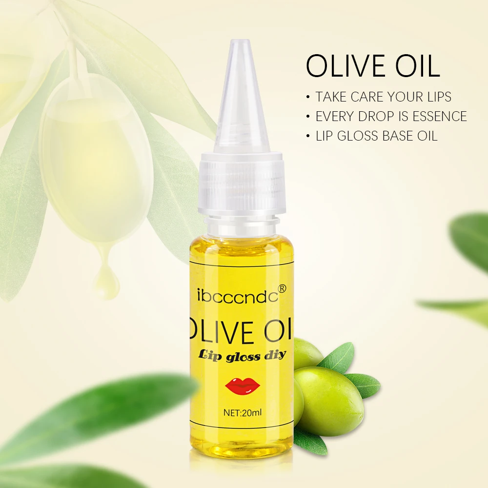 20ml Natural Olive Oil for DIY Lip Gloss Lip Glaze Handmade Cosmetic oisturize Olive Essence Oil Moisturizing Makeup Base Oil