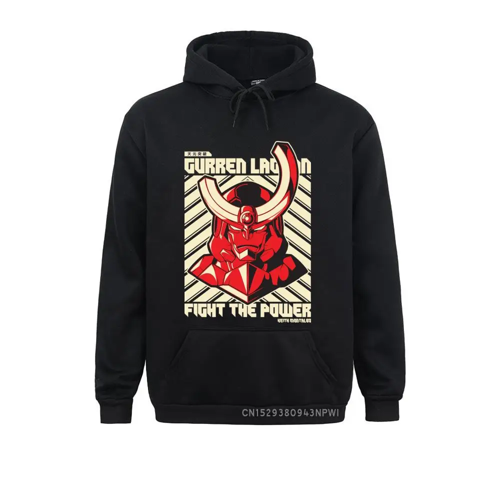 Summan Men's Quality Print Tengen Toppa Gurren Lagann Sweatshirt 2021 New Arrival Japanese Anime Design S-3XL Plus Size