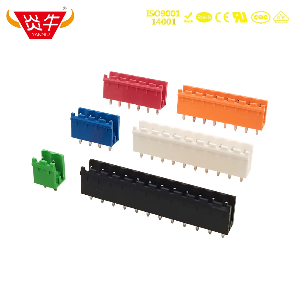 

50Pcs KF2EDGV 5.08 2P ~ 12P PCB CONNECTOR PLUG-IN TEMINAL BLOCK 2EDGV 5.08mm 2PIN ~ 12PIN MSTBV 2,5 G 1758018 PHOENIX DEGSON