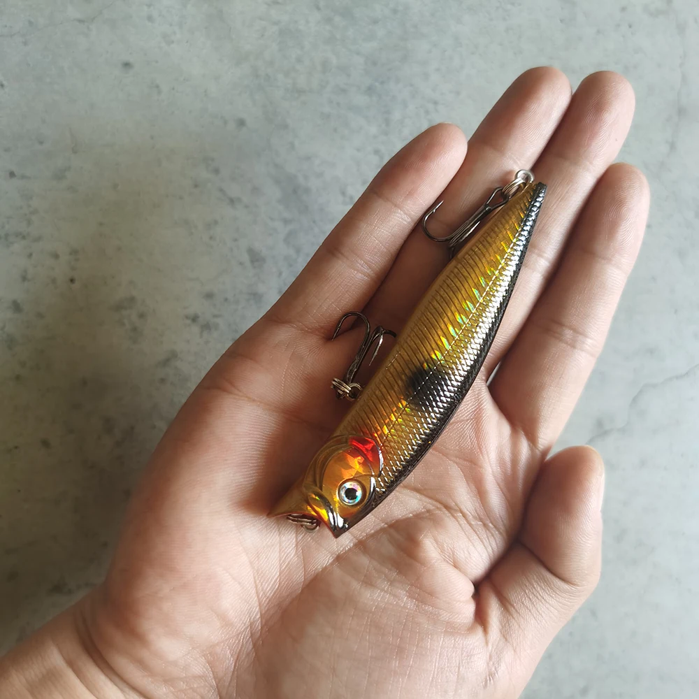 1 قطعة الصيد السحر عالية الجودة 9.2 سنتيمتر/11.5 جرام توبواتر بوبر الطعم 5 الألوان المتاحة باس Crnakbait Wobblers صيد السمك Pesca #3