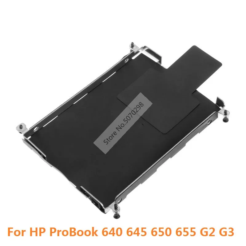 محرك الأقراص الصلبة SATA SSD HDD ، علبة مهايئ صينية مع براغي ، حامل لـ HP ProBook 640 645 650 655 G2 G3