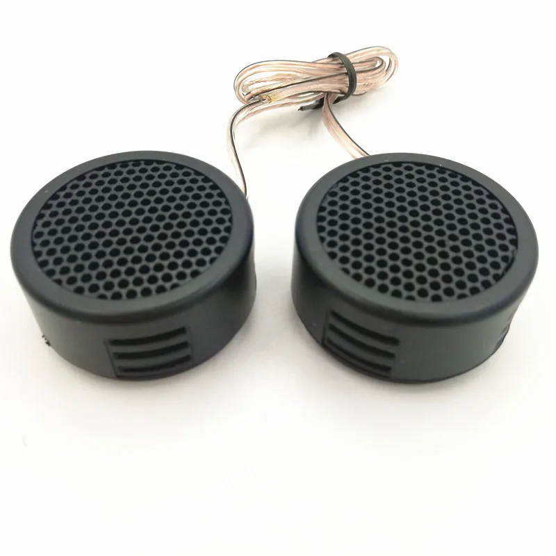 I KEY BUY 1 Pair Universal Car tweeter Buzzer Pressure Pad Type  1.5 Inch Piezo Small Treble with Base, Self-adhesive Sheet