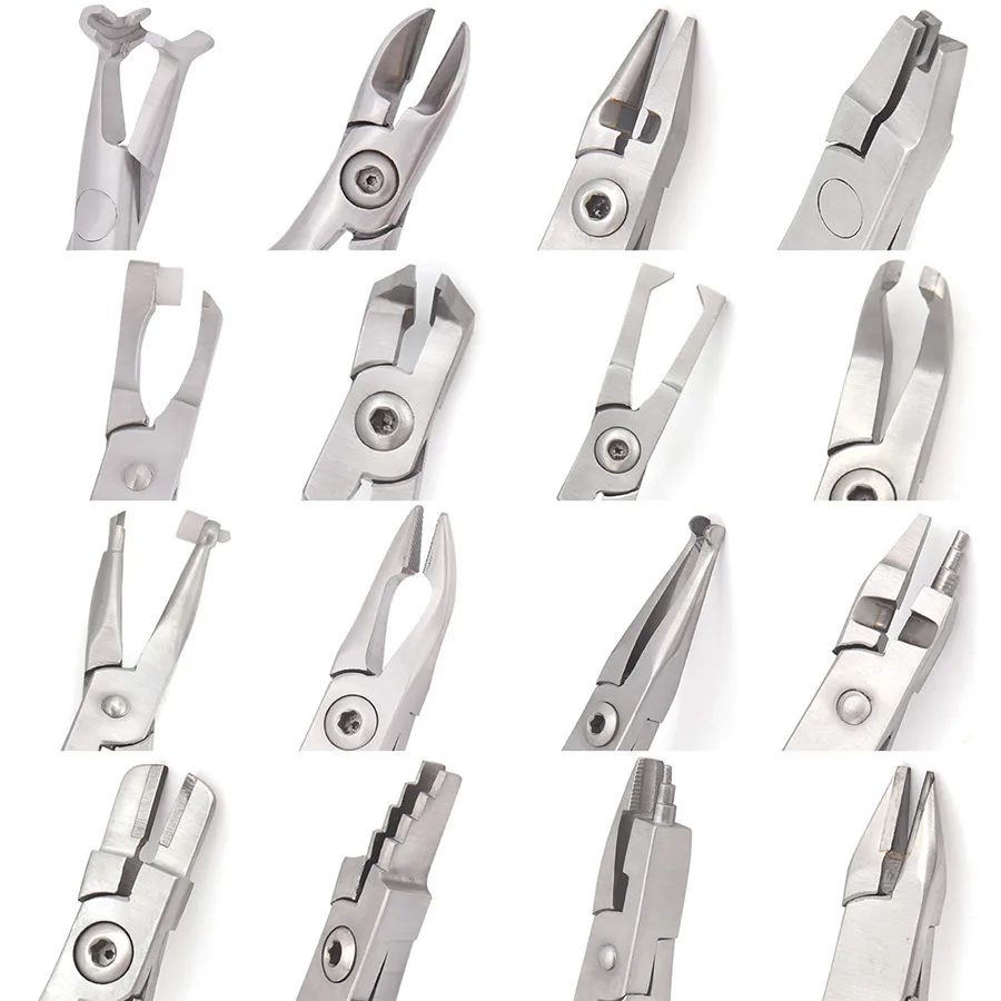Szczypce ortodontyczne dentystyczne szczypce do cięcia końcówek distalnych szczypce do cięcia ligatury opaska do usuwania kleszczy instrument dentystyczny ze stali nierdzewnej